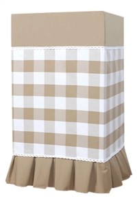 Design Safe Cover Cover Home Shelf Cover Cover Checkered Fabric Bookshelf Dust Cover Audio Cover Cover SPS002 detail view-17